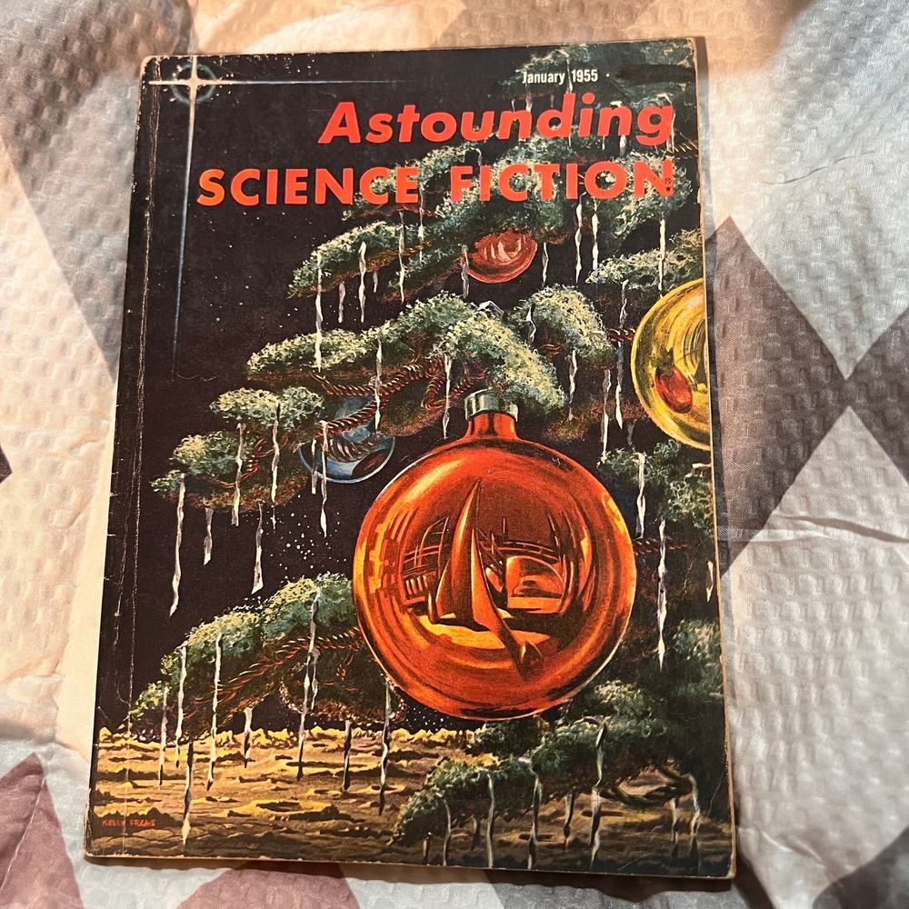 Astounding‎ Science Fiction, January 1955, vintage paperback magazine pulp retro